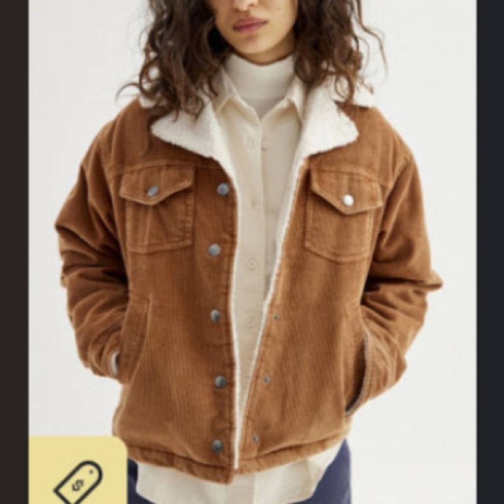 Melanie Corduroy Sherpa Jacket
